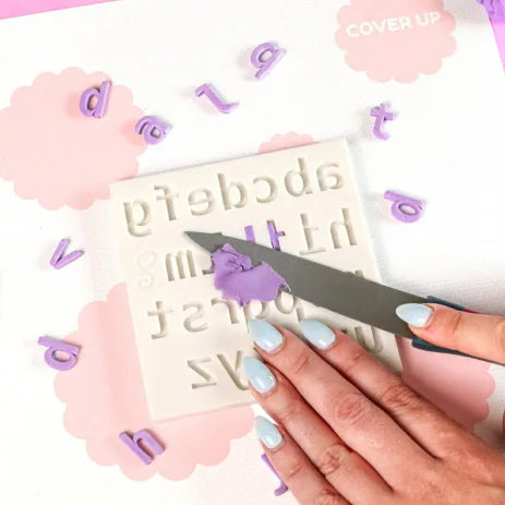 Block Alphabet Lower Case Savvy Shapes Silicone Mould (Savvy Cakes)
