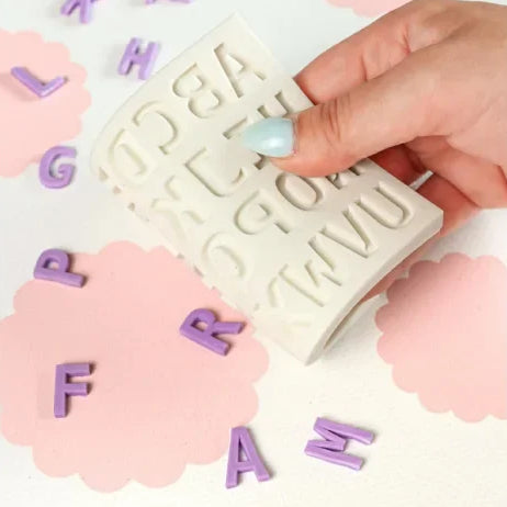 Block Alphabet Upper Case Savvy Shapes Silicone Mould (Savvy Cakes)