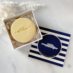 Baby Shower Tiny Text Stamp (Little Biskut)