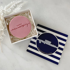 Happy Anniversary Tiny Text Stamp (Little Biskut)