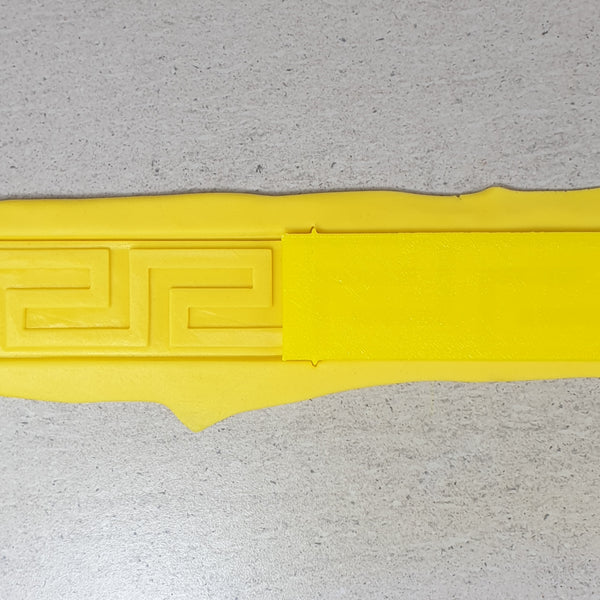 Greek Key Pattern Cake Tool Embosser