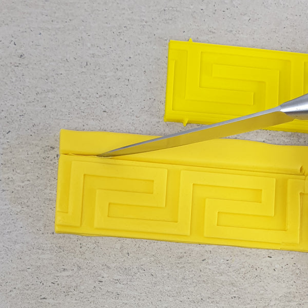 Greek Key Pattern Cake Tool Embosser