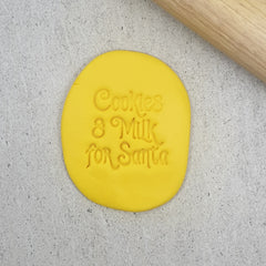 Cookies & Milk for Santa Embosser