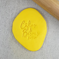 Câlins & Bisous (Hugs & Kisses) Embosser French