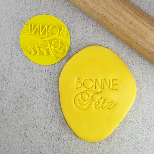 Bonne Fête (Happy Birthday) Embosser French