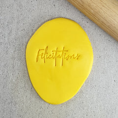 Félicitations (Congratulations) Embosser French