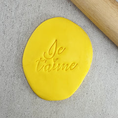 Je t'aime (I Love You) Embosser French