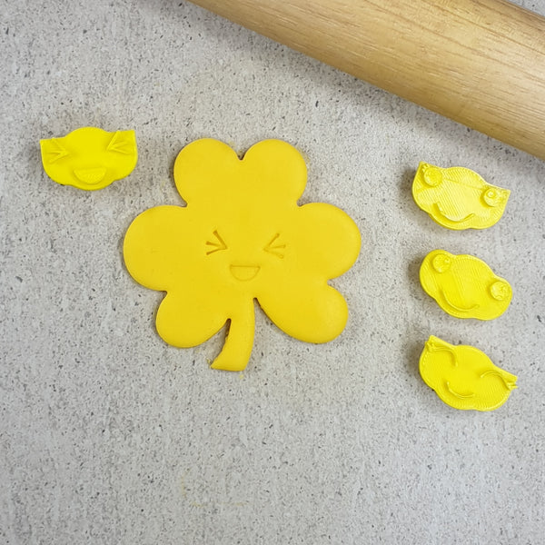 Cute Kawai Expression Faces (x4) Embosser Set