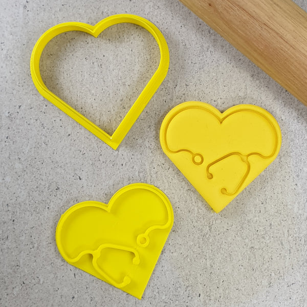 Stethoscope (Blank Heart) Embosser