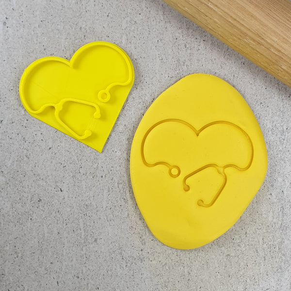 Stethoscope (Blank Heart) Embosser