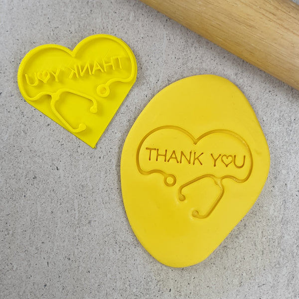Stethoscope Thank You (Heart) Embosser