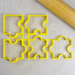 5pc Multi Size Jigsaw Puzzle Cutters