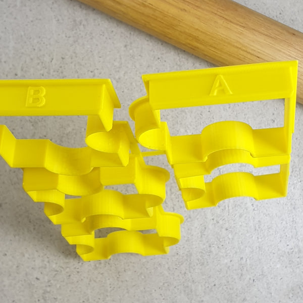 5pc Multi Size Jigsaw Puzzle Cutters
