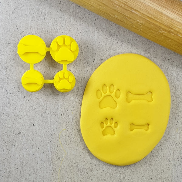 Dog Bone and Paw Embosser Set