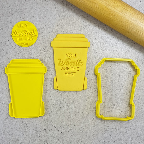Wheelie Bin Embosser & Cutter Set