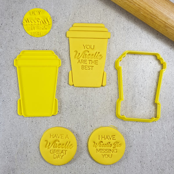 Wheelie Bin Embosser & Cutter Set