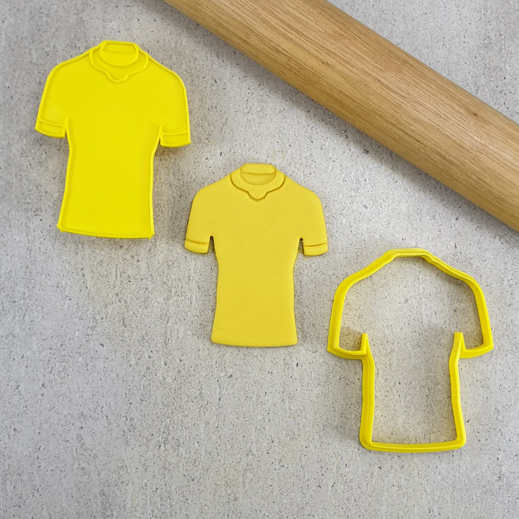 Sports Jersey Cutter and Embosser Set Custom Cookie Cutters