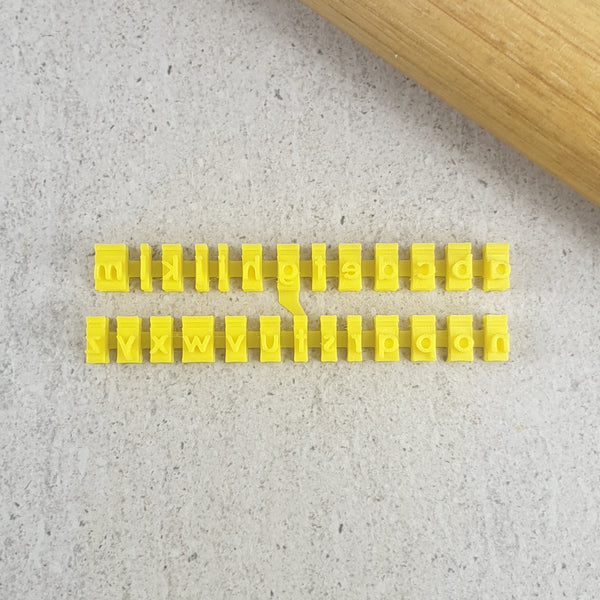 Tiny Lower Case Letter Stamps