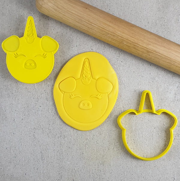 Unicorn Pig Debosser & Cutter Set