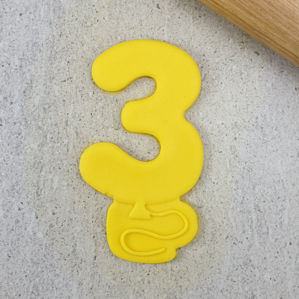 Balloon Number Cutter and 3D Embosser