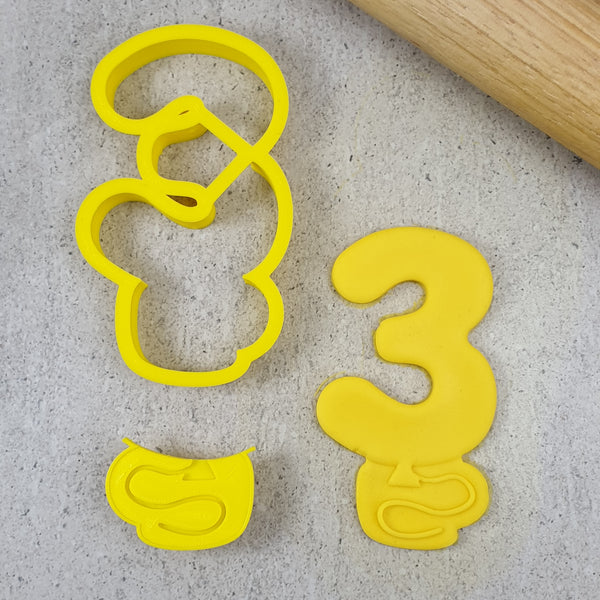Balloon Number Cutter and 3D Embosser