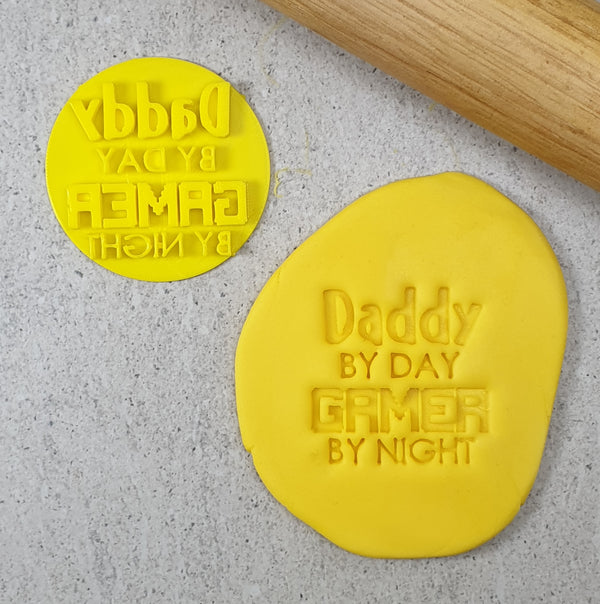 Daddy By Day, Gamer By Night Embosser