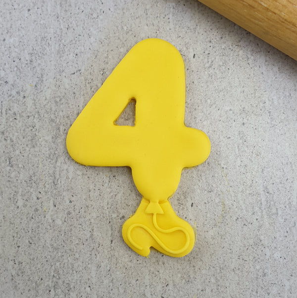 Balloon Number Cutter and 3D Embosser