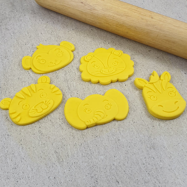 Cute Jungle Animals Debosser & Cutter Set