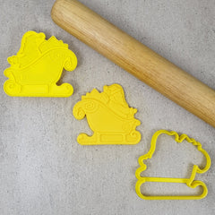 Santa Sleigh Cutter and Debosser Set