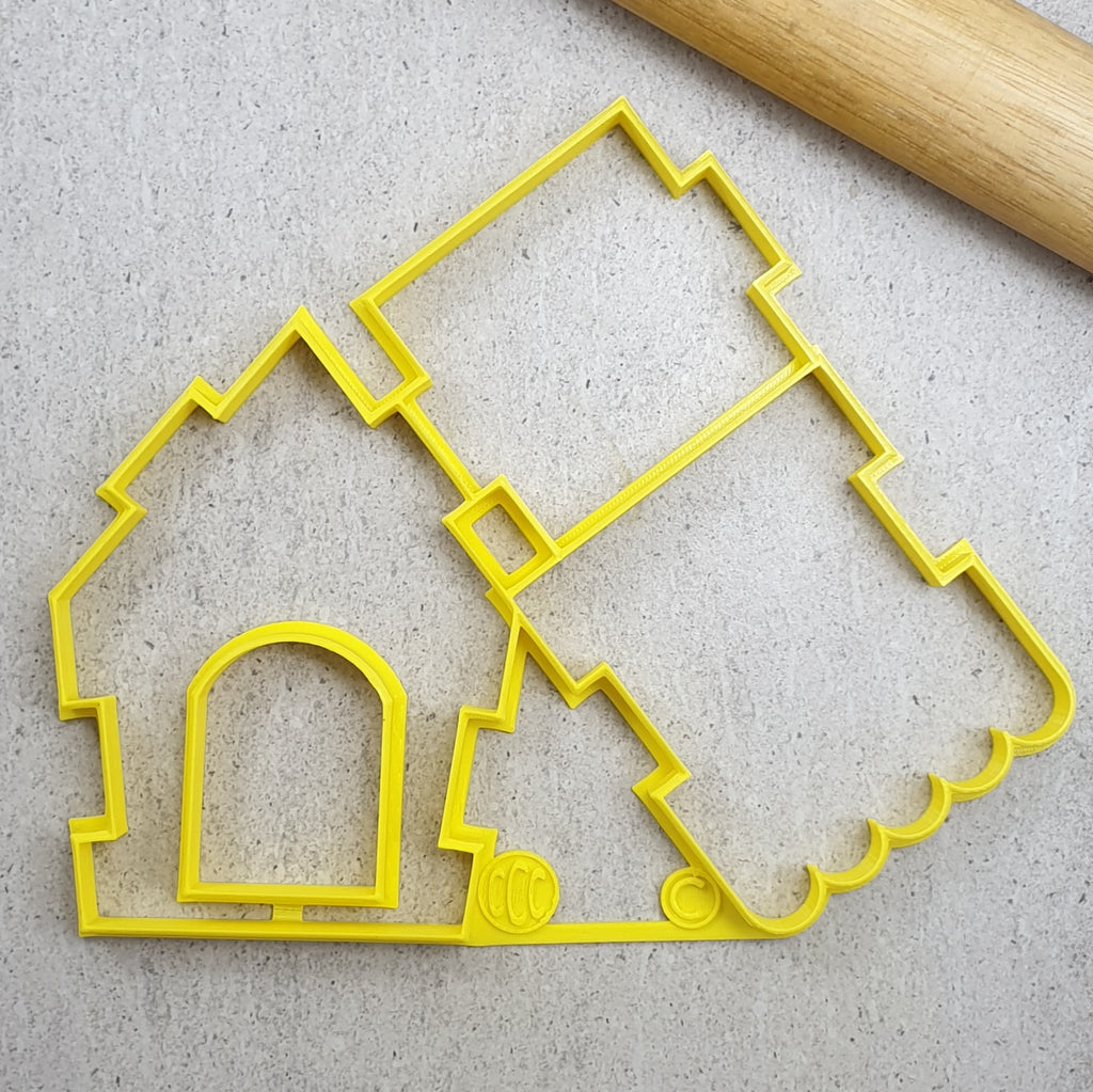 Interlocking Gingerbread House (Cutter Only) Custom Cookie Cutters
