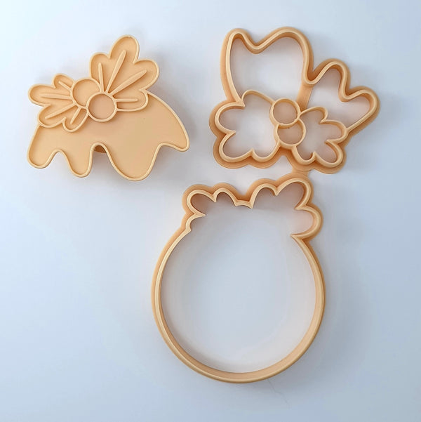 Large Christmas Pudding Cutter & Embosser Set (Little Biskut)