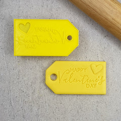Happy Valentine's Day Gift Tag Embosser & Cutter