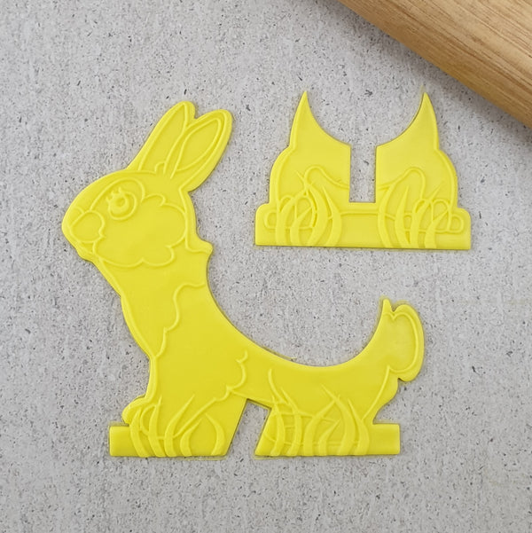 3D Standing Bunny with Egg Holder SET