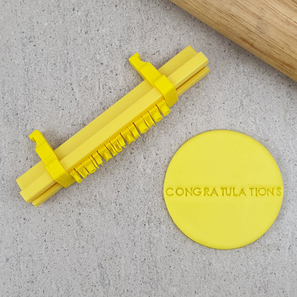 Tiny Upper Case Letter Stamps