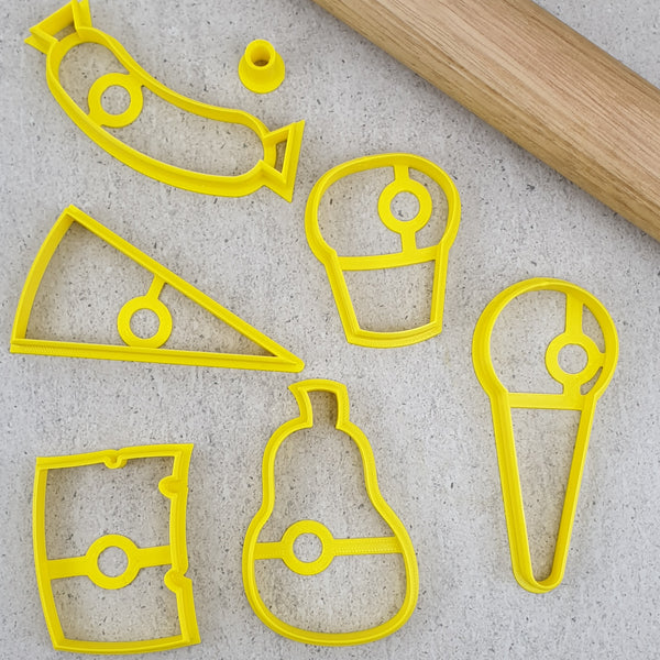 Hungry Caterpillar Cutter & Embosser Set (Optional Food Cutters)