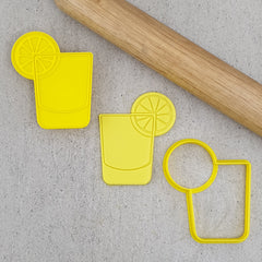 Gin & Tonic Glass Embosser & Cutter Set