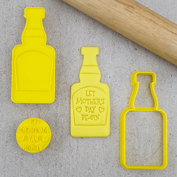 Gin Bottle Embosser & Cutter Set