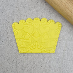 Flower 3D Raised Debosser (Suit 3d Basket)