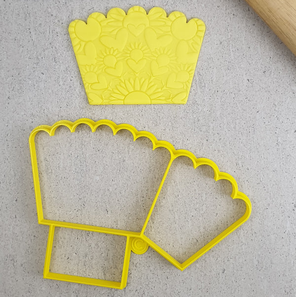 Flower 3D Raised Debosser (Suit 3d Basket)