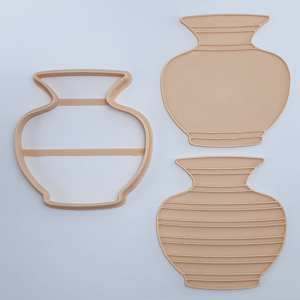 Vase Cutter & Optional Embosser Set (Little Biskut)