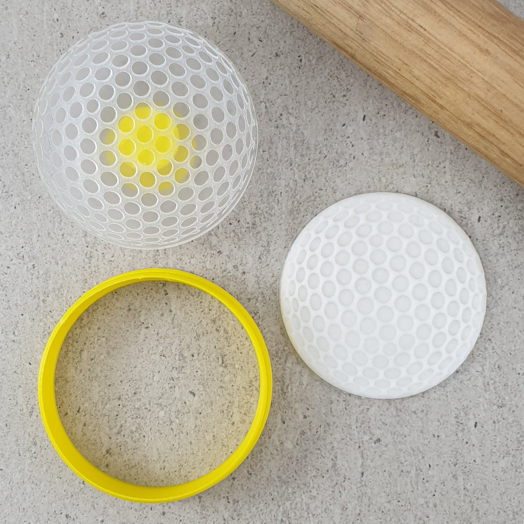 Golf Ball Embosser Custom Cookie Cutters