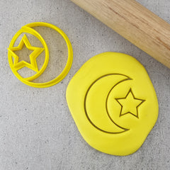 Moon Crest & Star Cookie Cutter