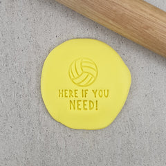 Here If You Need! (Netball) Embosser
