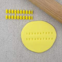 Tiny Number Set Stamps