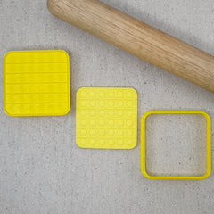 Square POP IT Cutter and Debosser Set