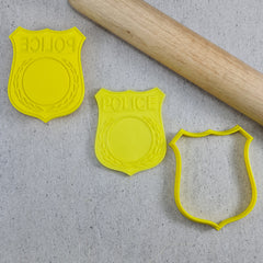 Police Badge Cutter and Debosser Set