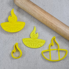 Diwali Lamp Cutter & Embosser Set