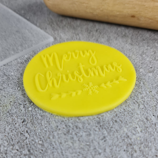 Merry Christmas Debosser