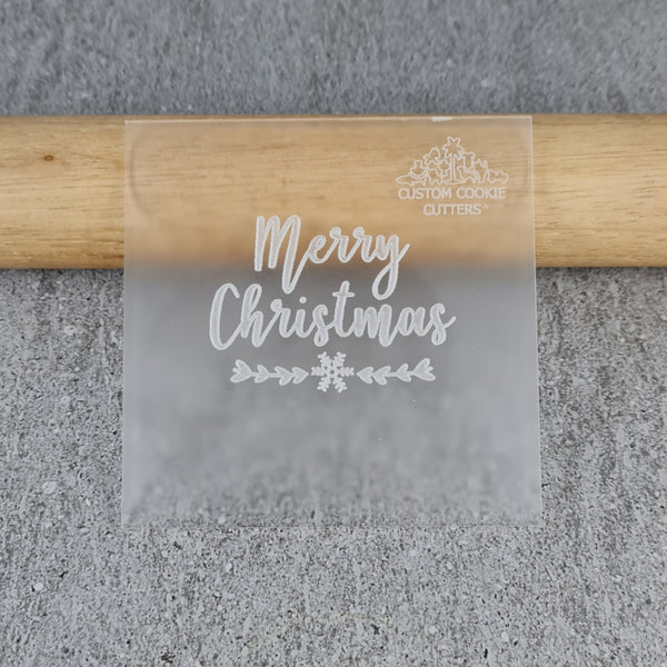 Merry Christmas Debosser