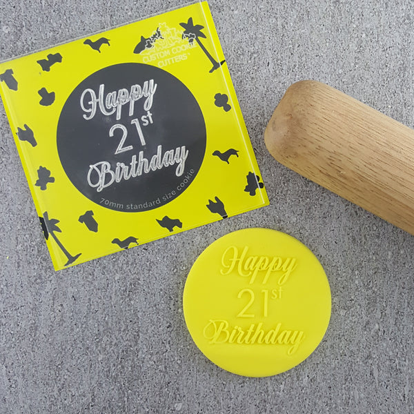 Happy (YEAR) Birthday Debosser